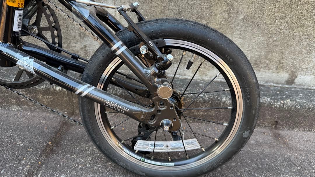 【ほぼ未使用・超美品】 DAHON K3 レザイン空気入れ付き総額12万円