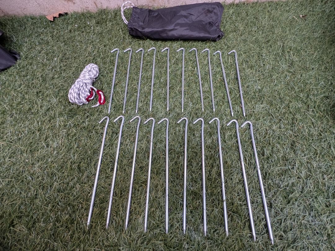 【試し張り1回使用のみ】FIELDOOR エアフレームテント300