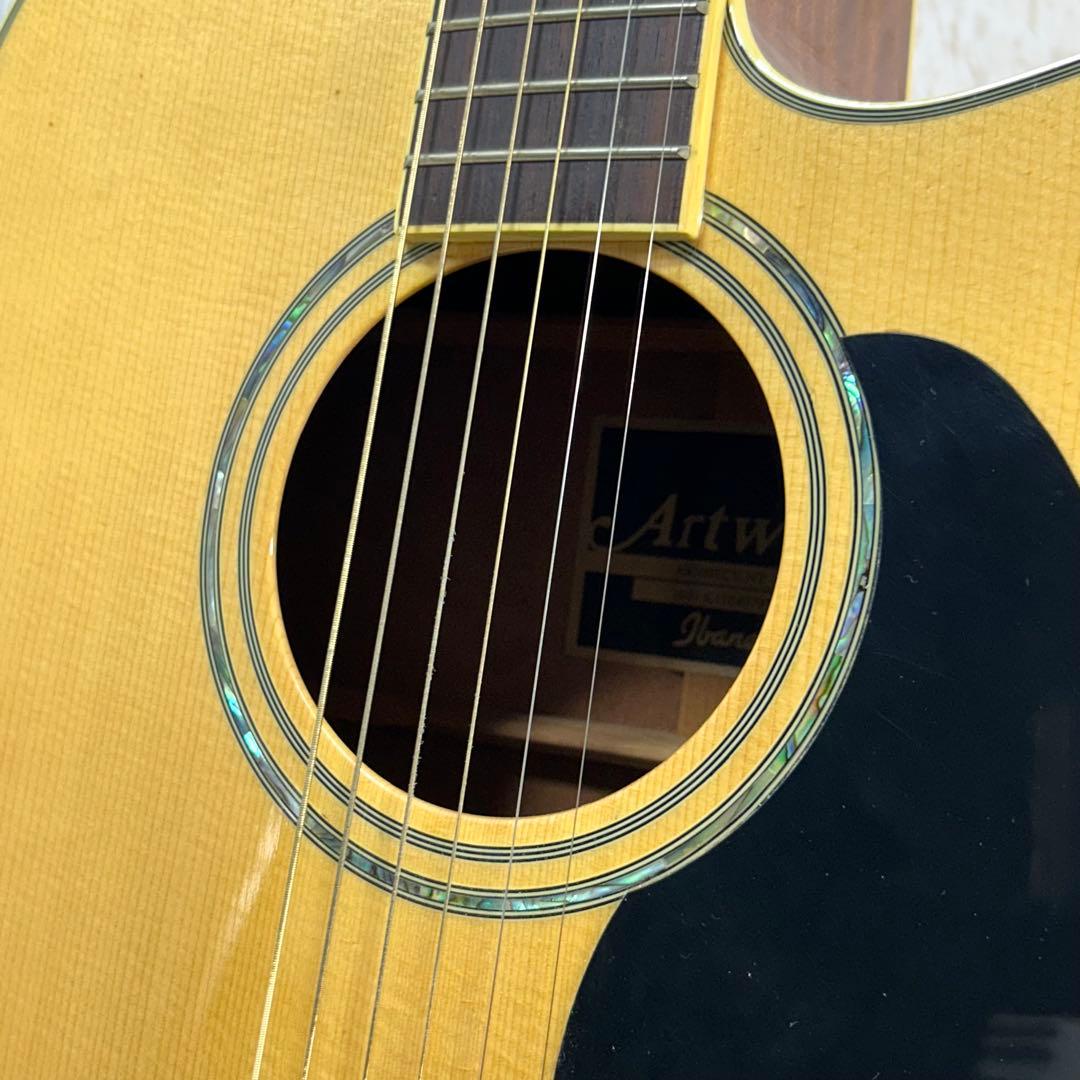 【美品】Ibanez AW300ECE ArtWood Groverペグ