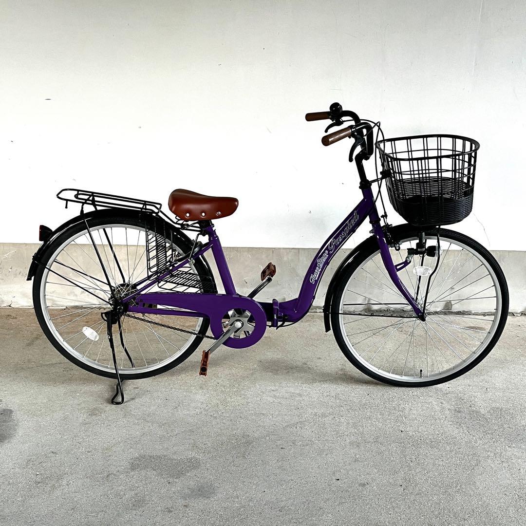 SKyさん　折りたたみ自転車 ママチャリ 26インチ