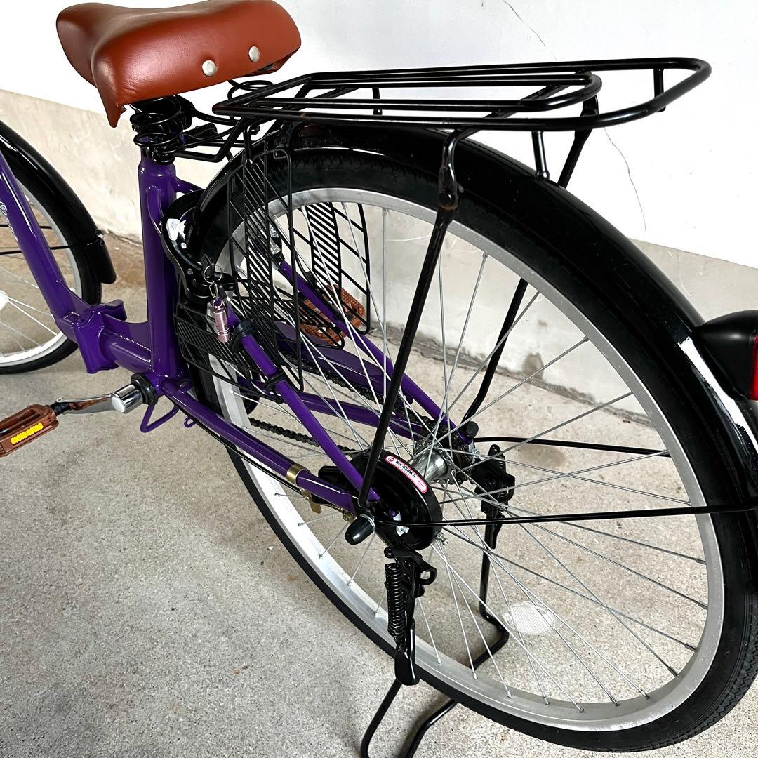 SKyさん　折りたたみ自転車 ママチャリ 26インチ