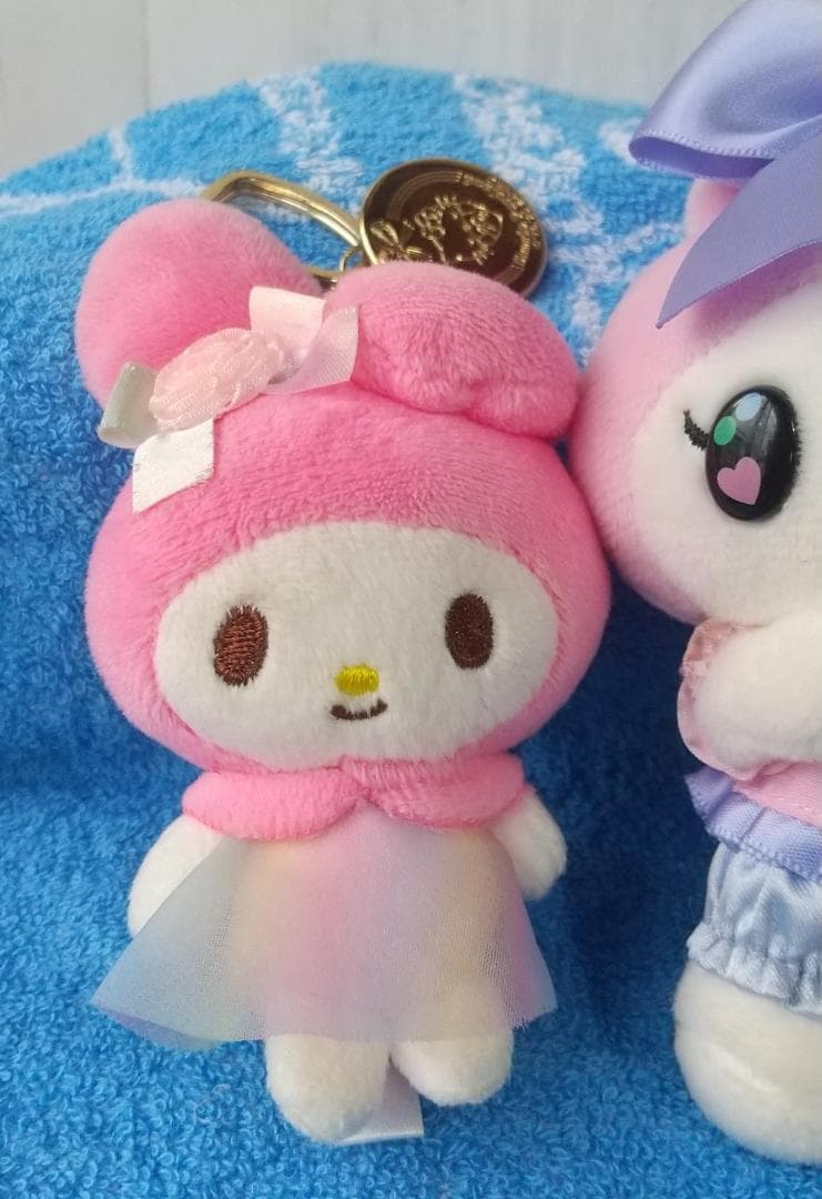 マイメロディ　マスコット　ぬいぐるみ　キーホルダー　ドーナツ　クリスマス