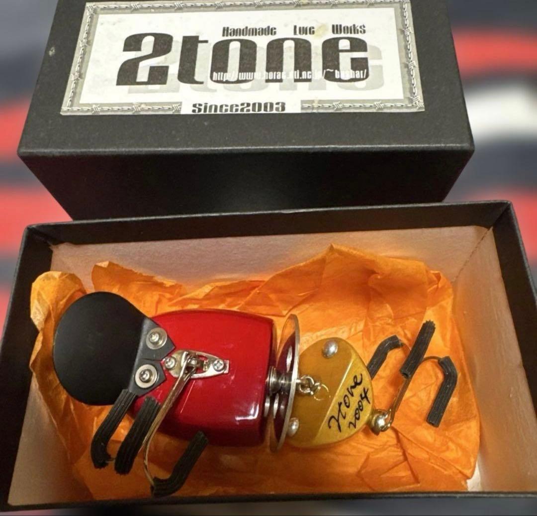 2tone リップ付き2連結ノイジー レッドヘッド 新品