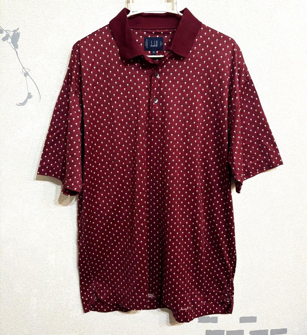 新品 ダンヒル dunhill イタリア製 メンズ ポロシャツ ゴルフウェア L