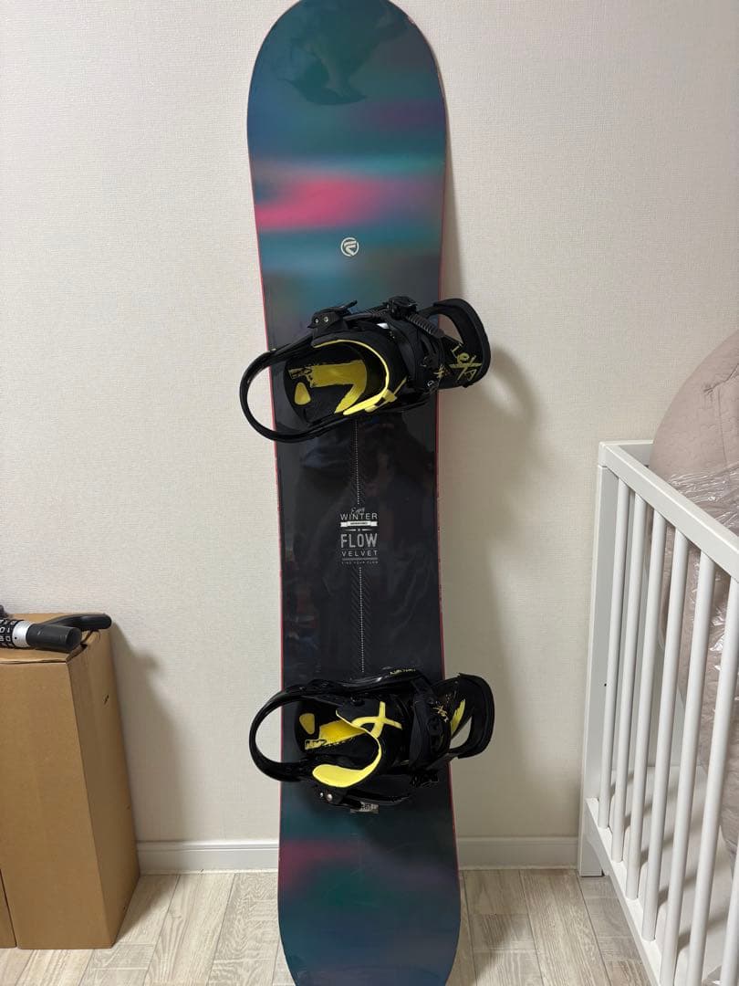 FLOW スノーボード Burtonバインディングセット