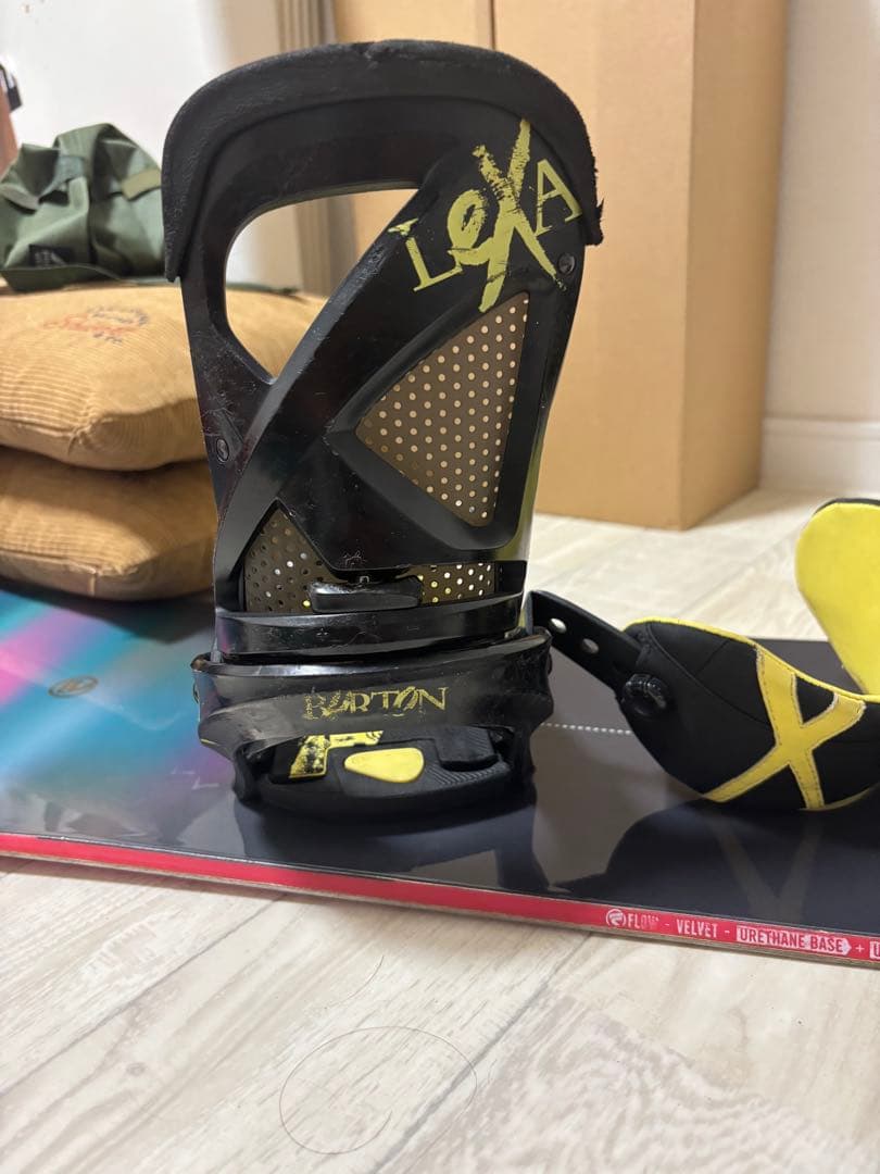 FLOW スノーボード Burtonバインディングセット