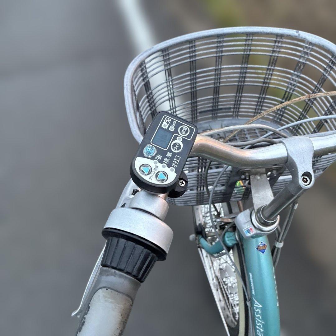 水色 電動アシスト自転車 ￼引き取り限定群馬県富岡市