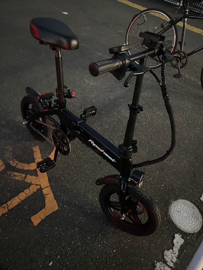 【直接引取限定】Ripwheat 電動アシスト自転車 ブラック 2/21購入