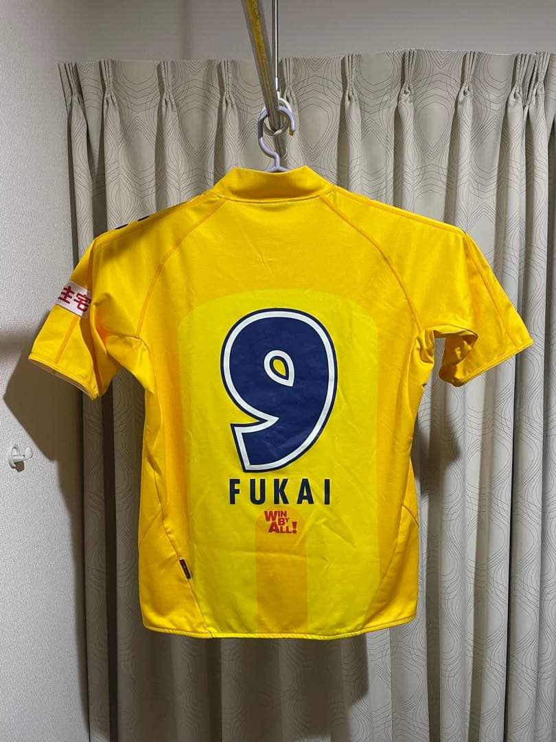 ジェフユナイテッド千葉 Kappa 9番 深井正樹 直筆サイン入り ユニフォーム