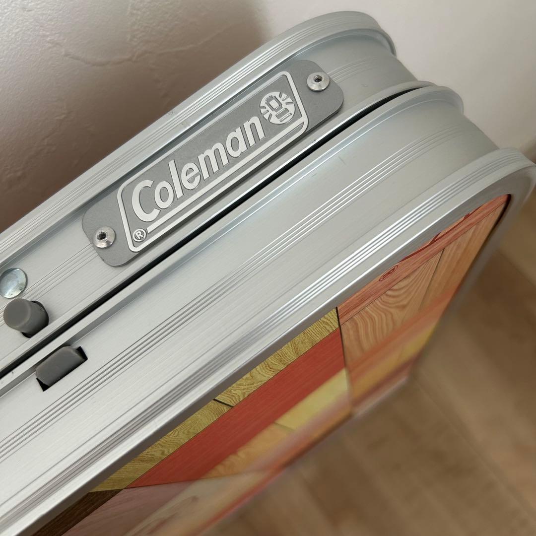 【新品】Coleman ナチュラルモザイクリビングテーブル 90プラス