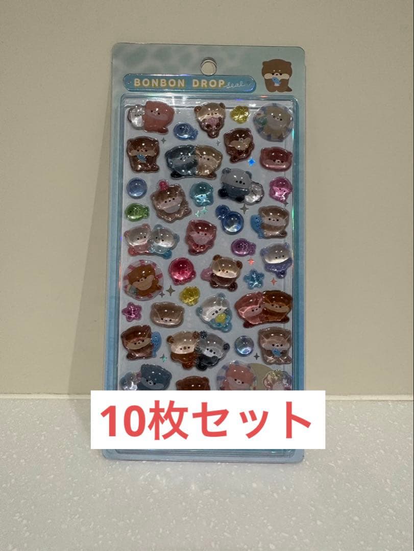 【正規品】ボンボンドロップシール　水族館限定　カワウソ