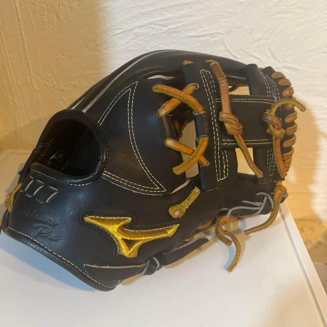 Mizuno 硬式グローブ プロモデル 黒金
