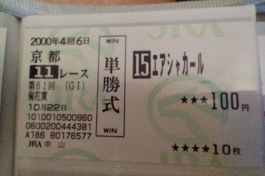 エアシャカール　菊花賞